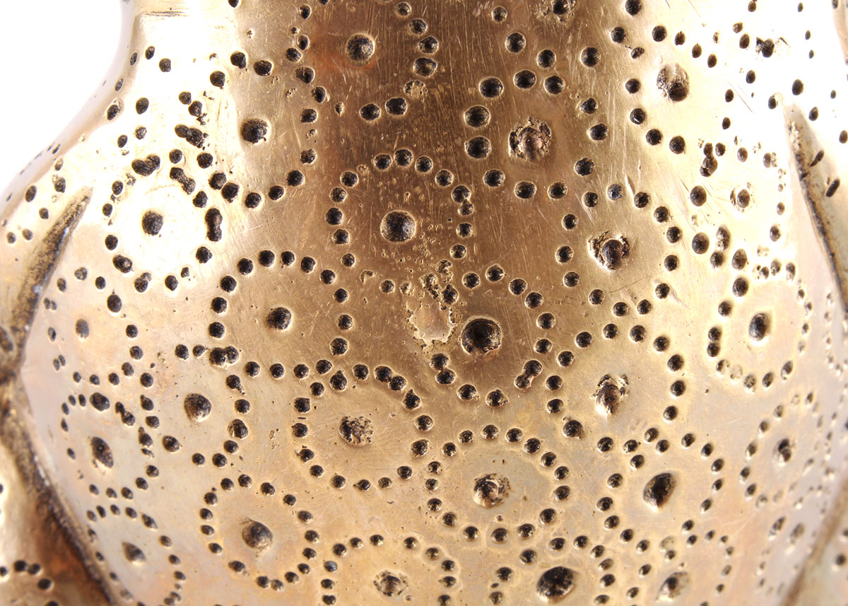 Pair of Brass Frog Figures