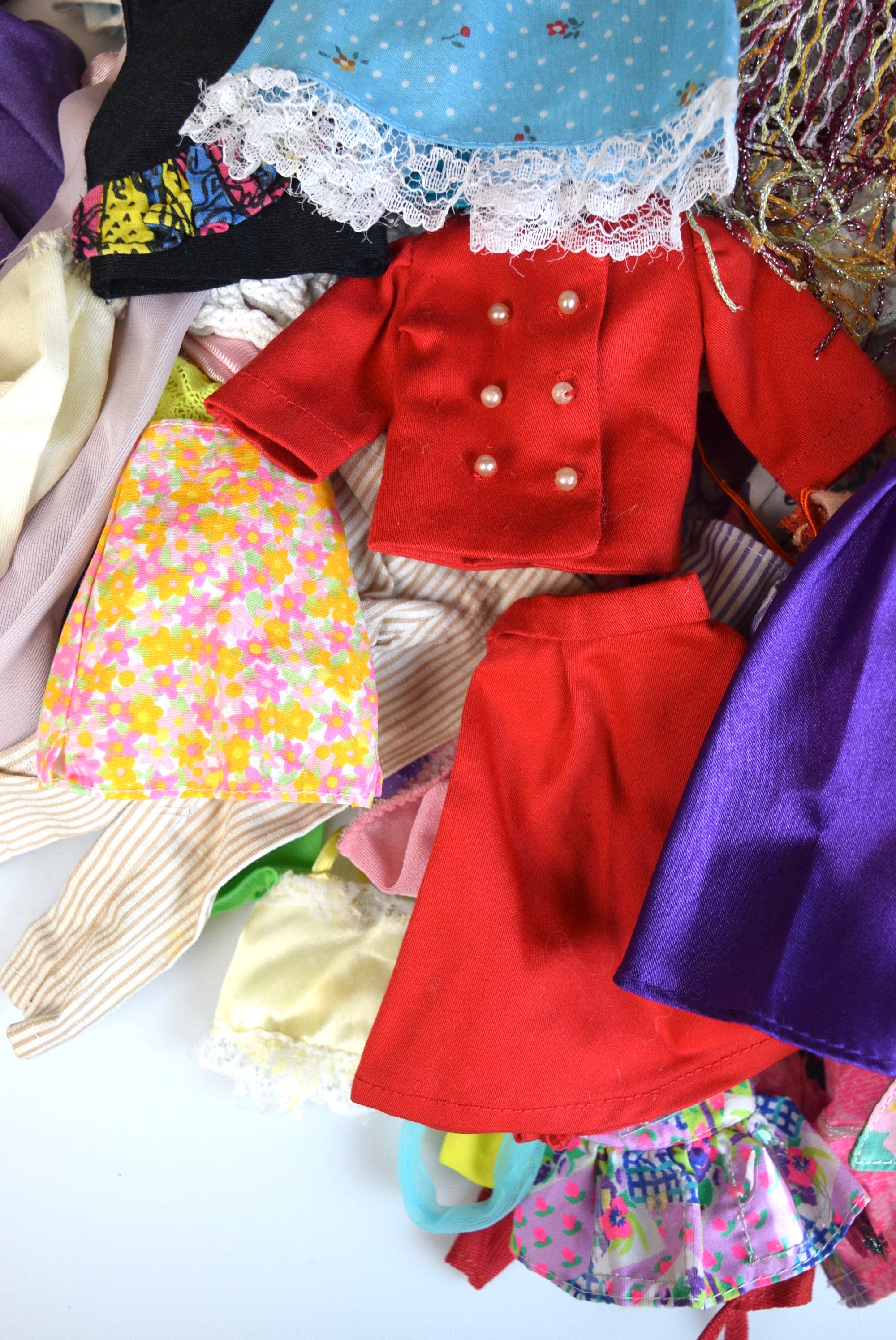 Collection of Vintage Barbie Clothing