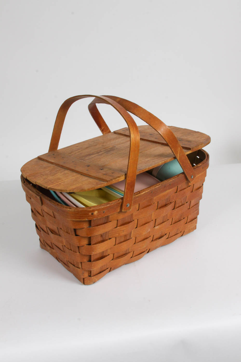 Picnic Basket with Supplies