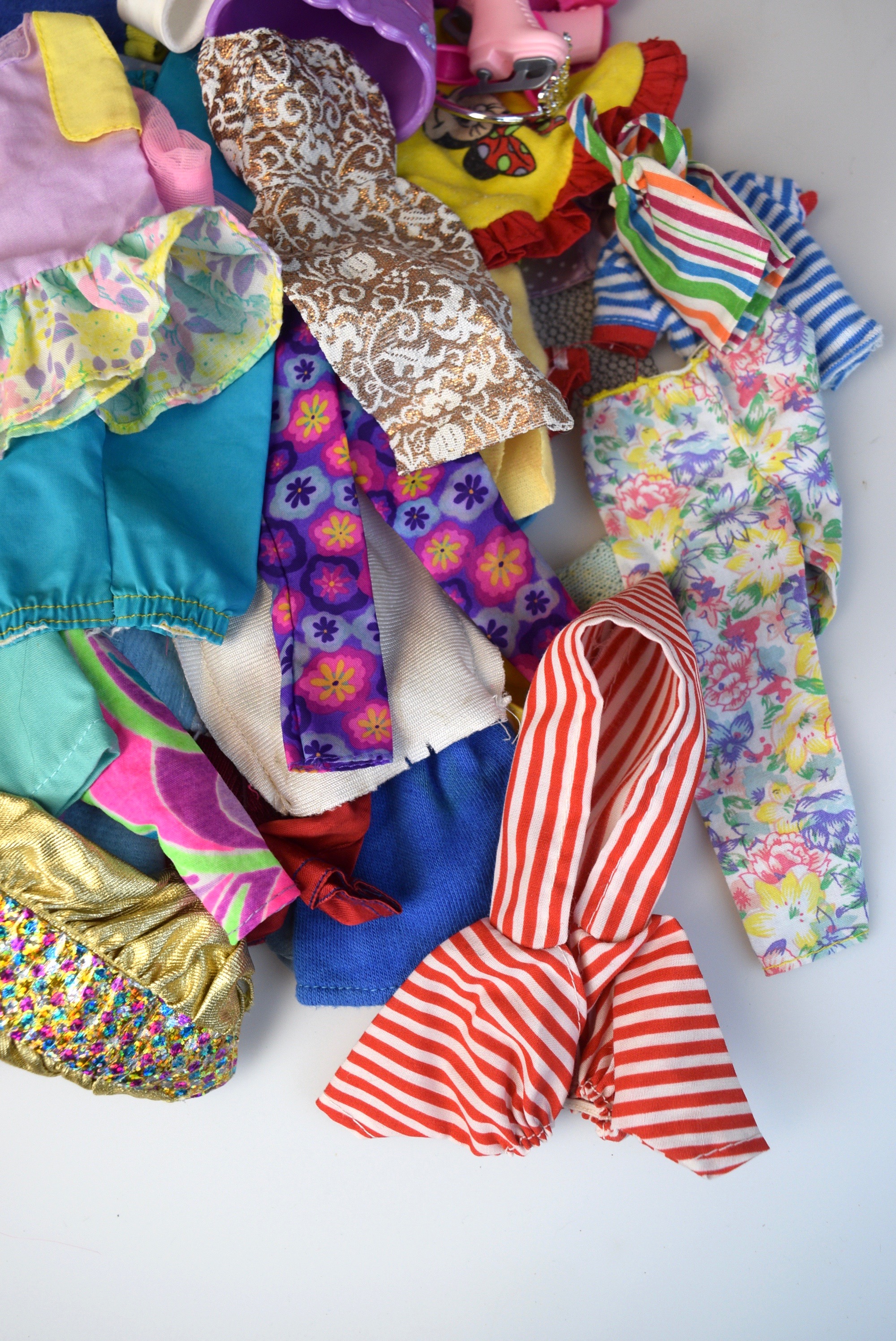 Collection of Vintage Barbie Clothing