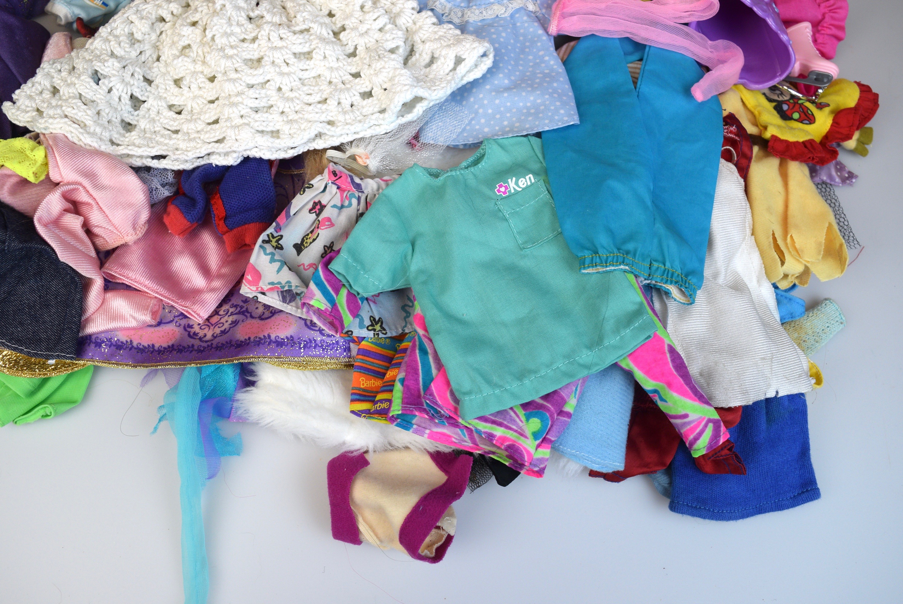 Collection of Vintage Barbie Clothing