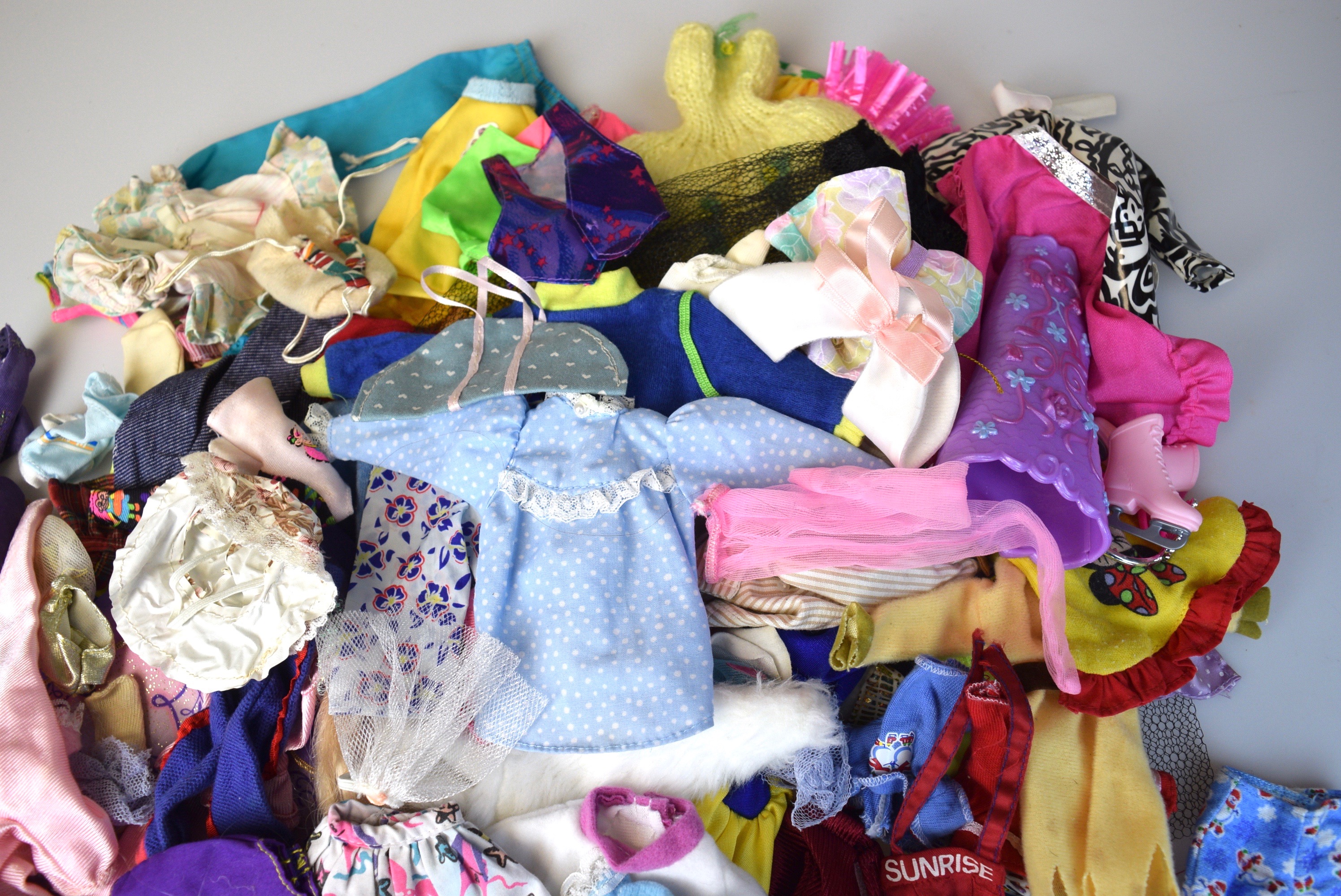 Collection of Vintage Barbie Clothing