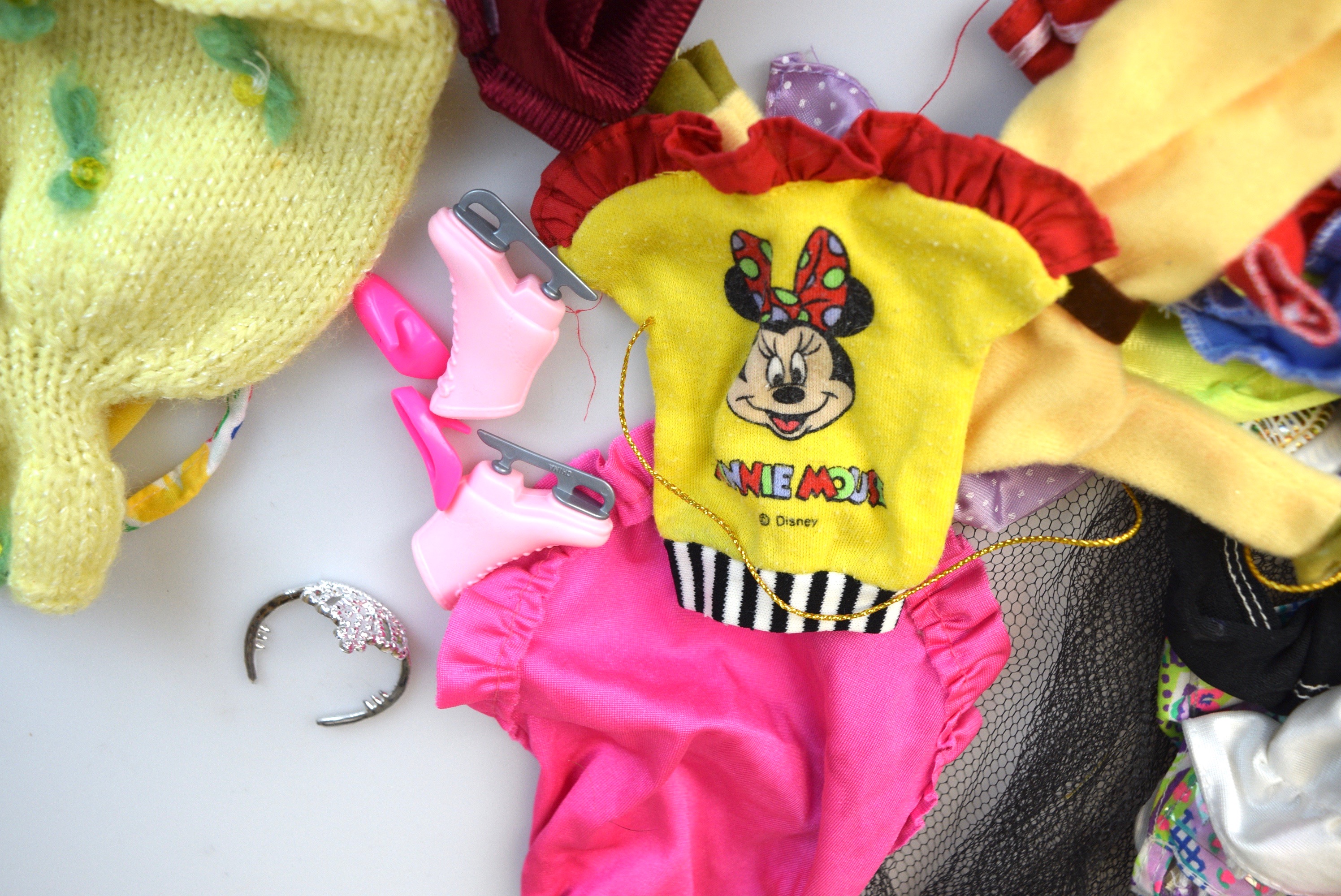 Collection of Vintage Barbie Clothing