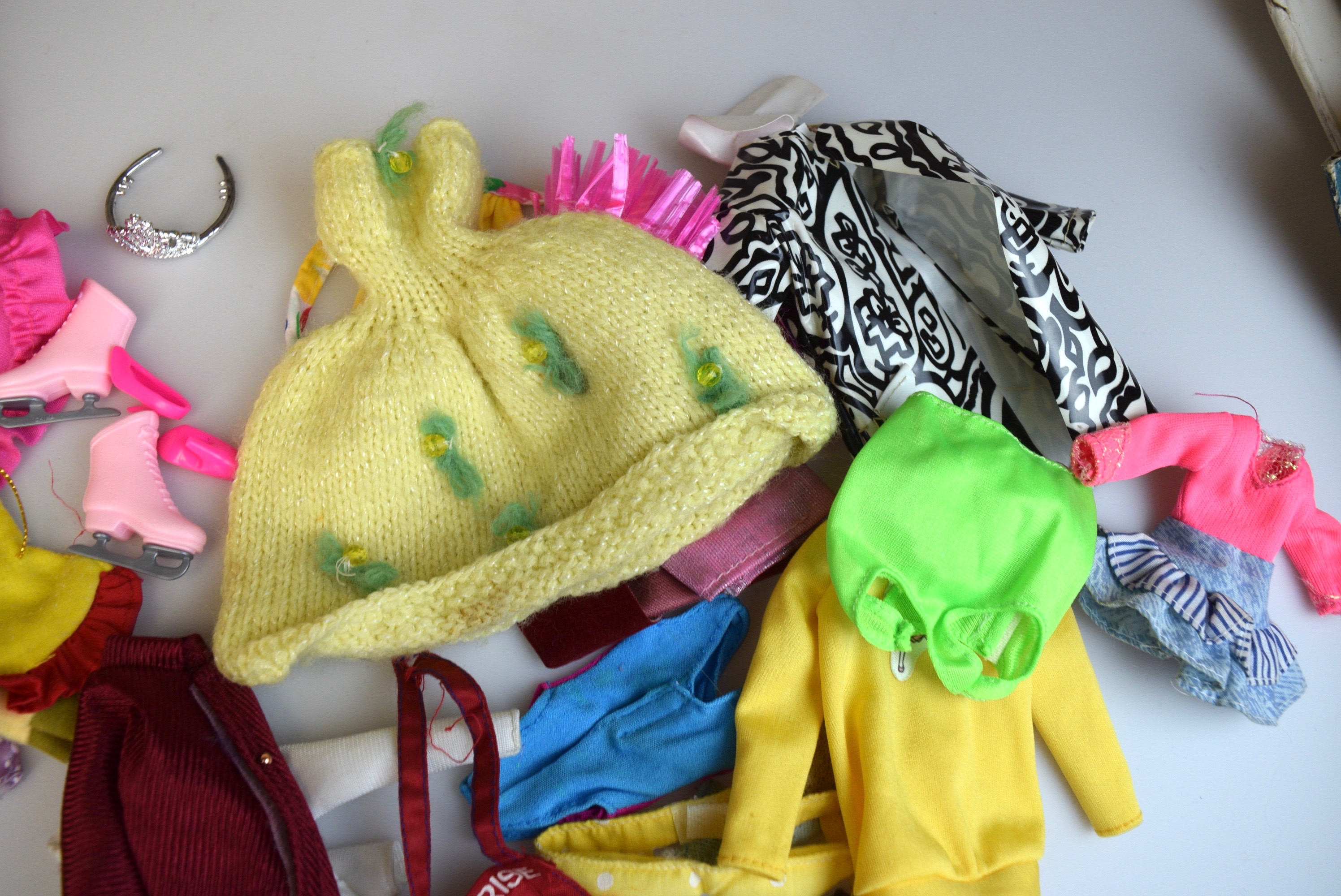 Collection of Vintage Barbie Clothing