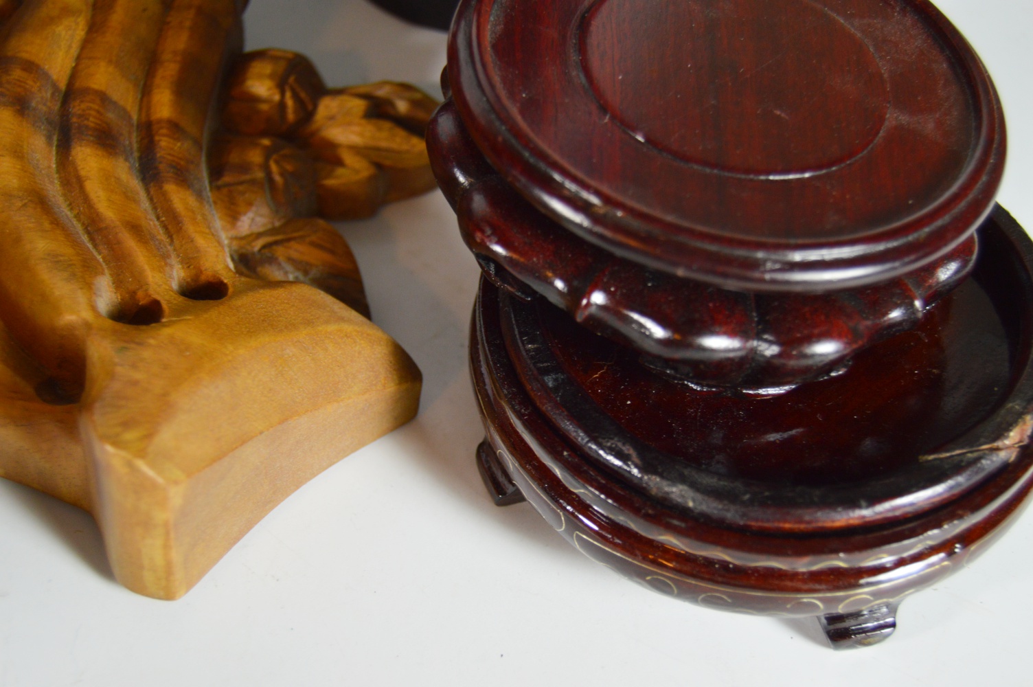 Vintage Asian Carved Wood Collectibles