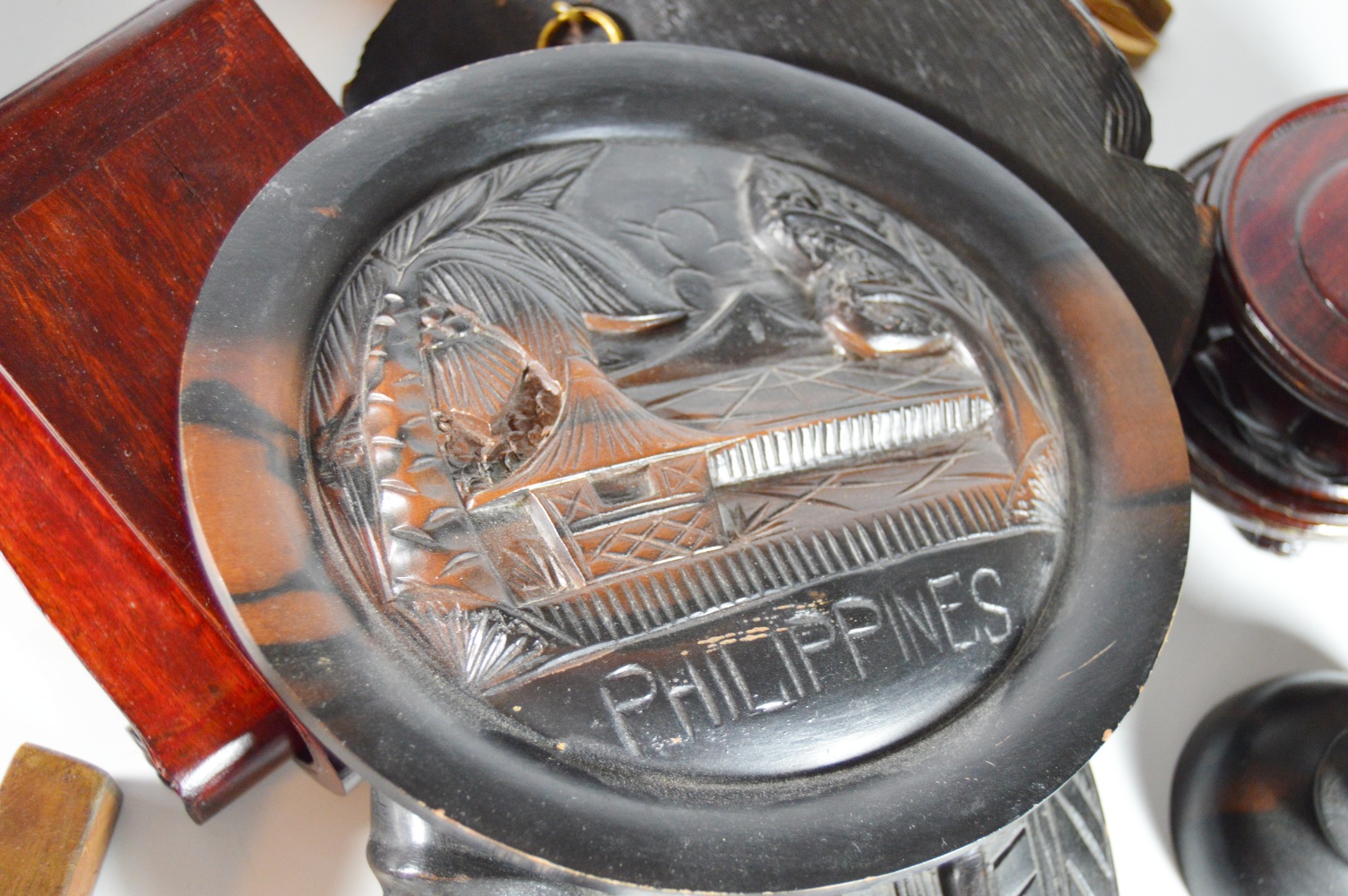 Vintage Asian Carved Wood Collectibles