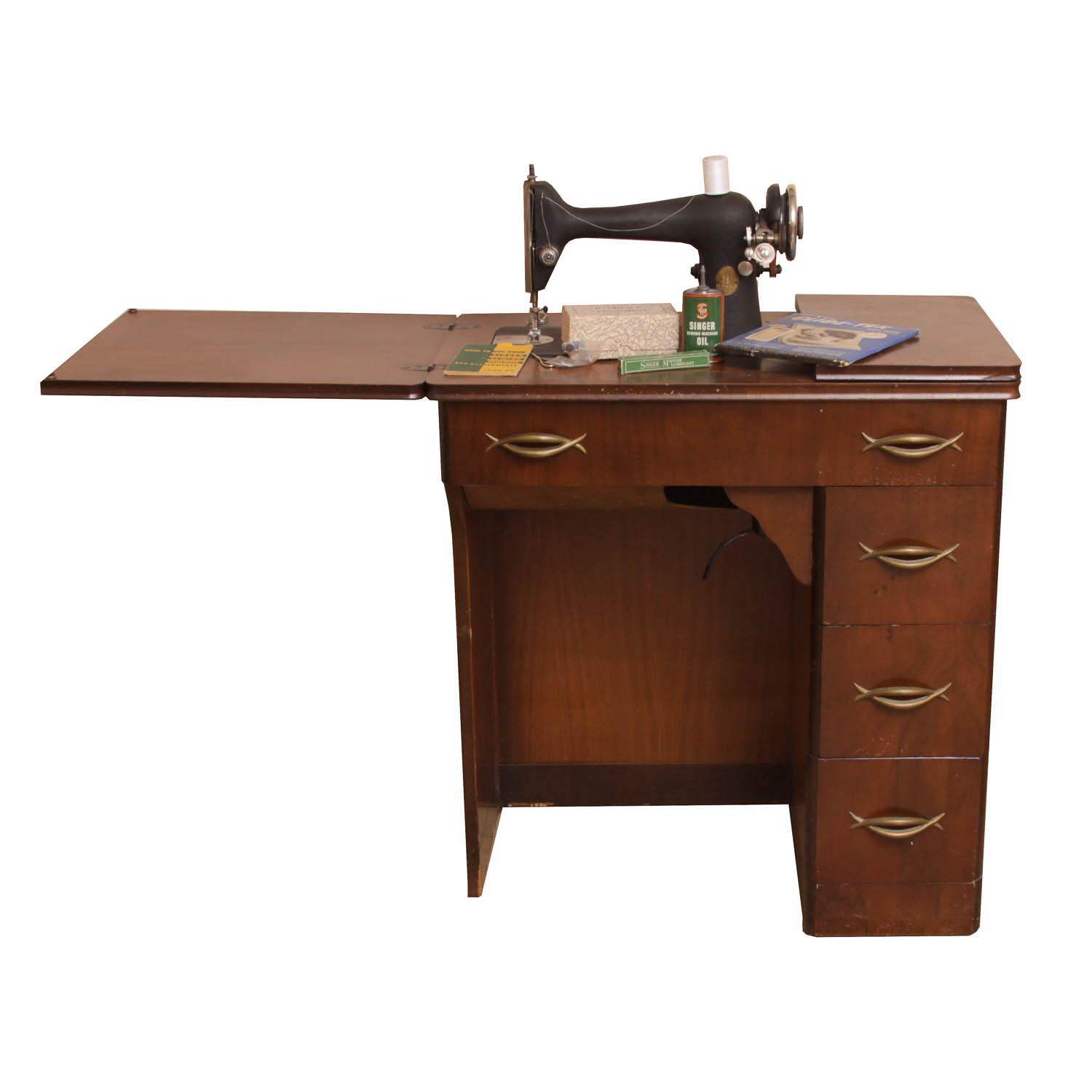 Singer Sewing Machine with Cabinet