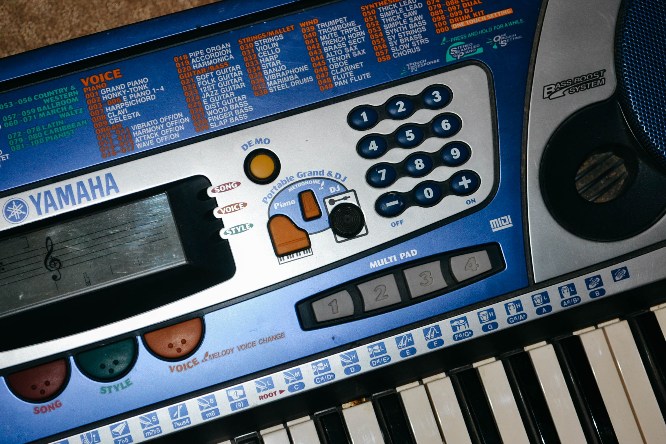 Yamaha PSR-260 Keyboard With Stand