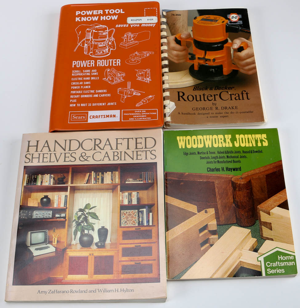 Selection of Building, Plumbing, and Woodworking Books