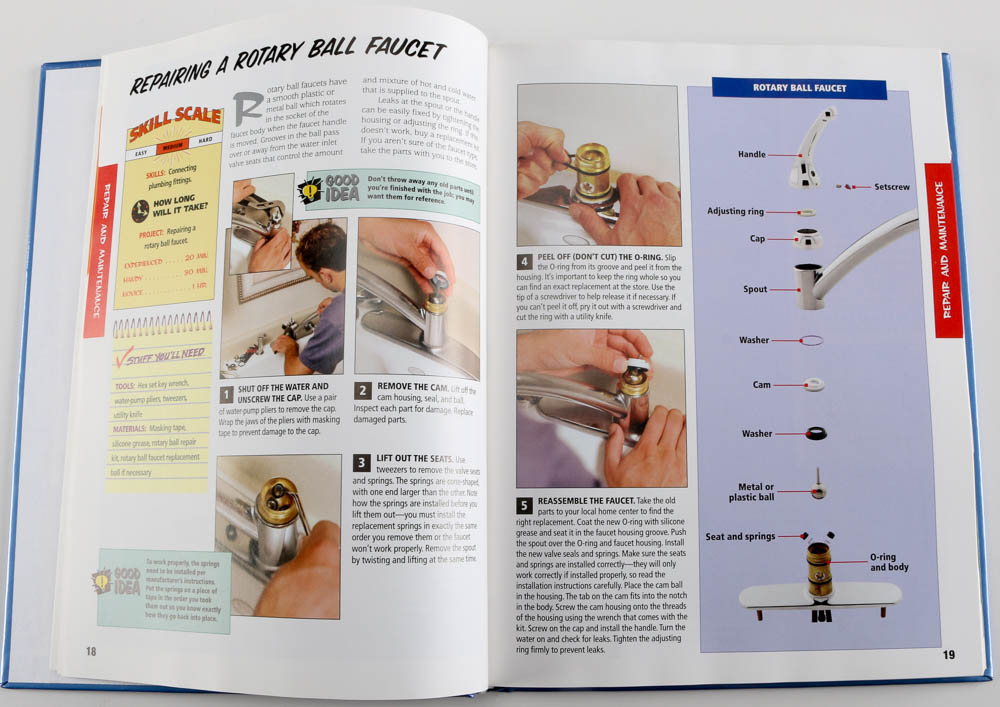 Selection of Building, Plumbing, and Woodworking Books