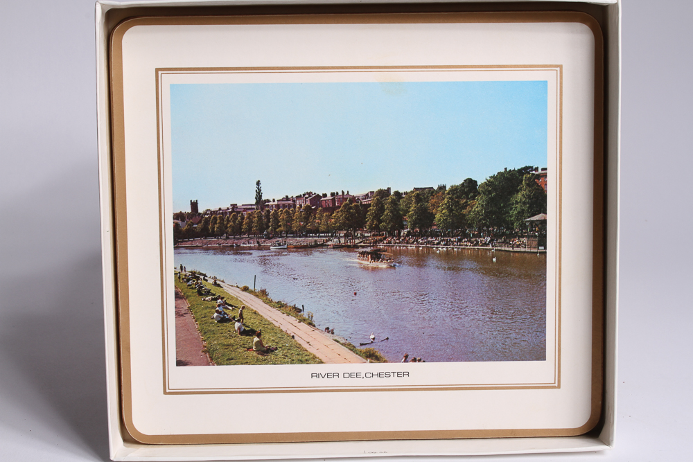 Two Sets of Vintage Hardboard Placemats