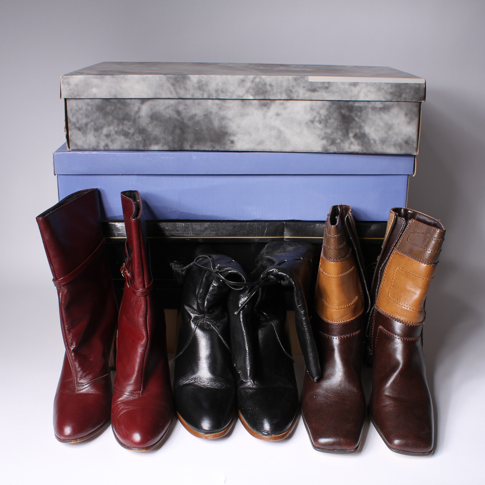 Assortment of Women's Vintage and Newer Boots