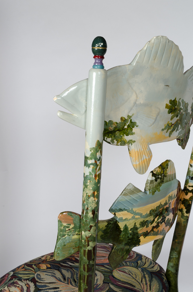 MacKenzie-Childs Forest Fish Chair