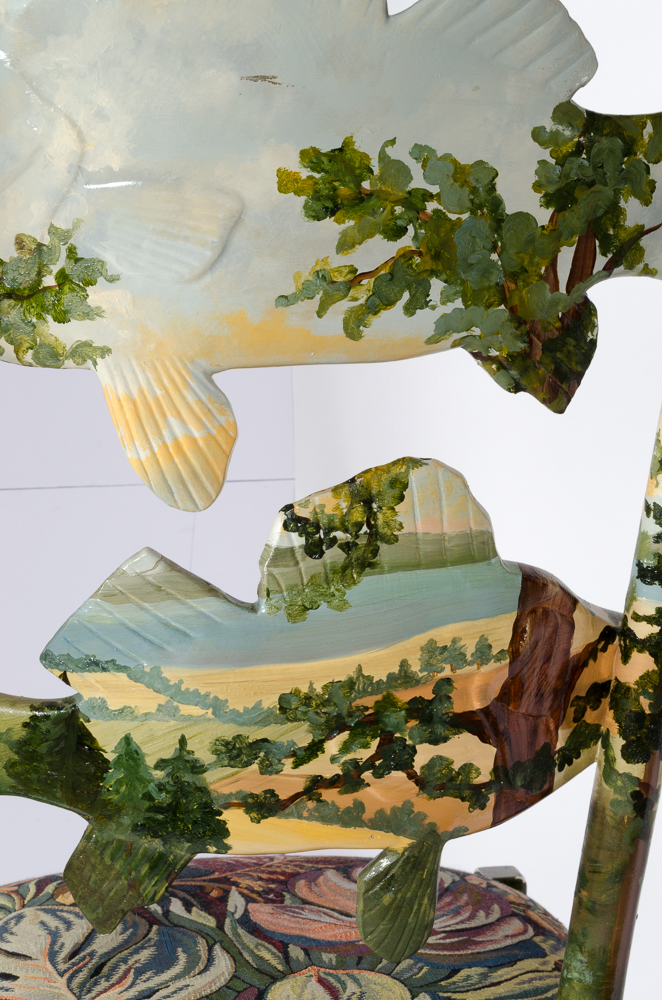 MacKenzie-Childs Forest Fish Chair