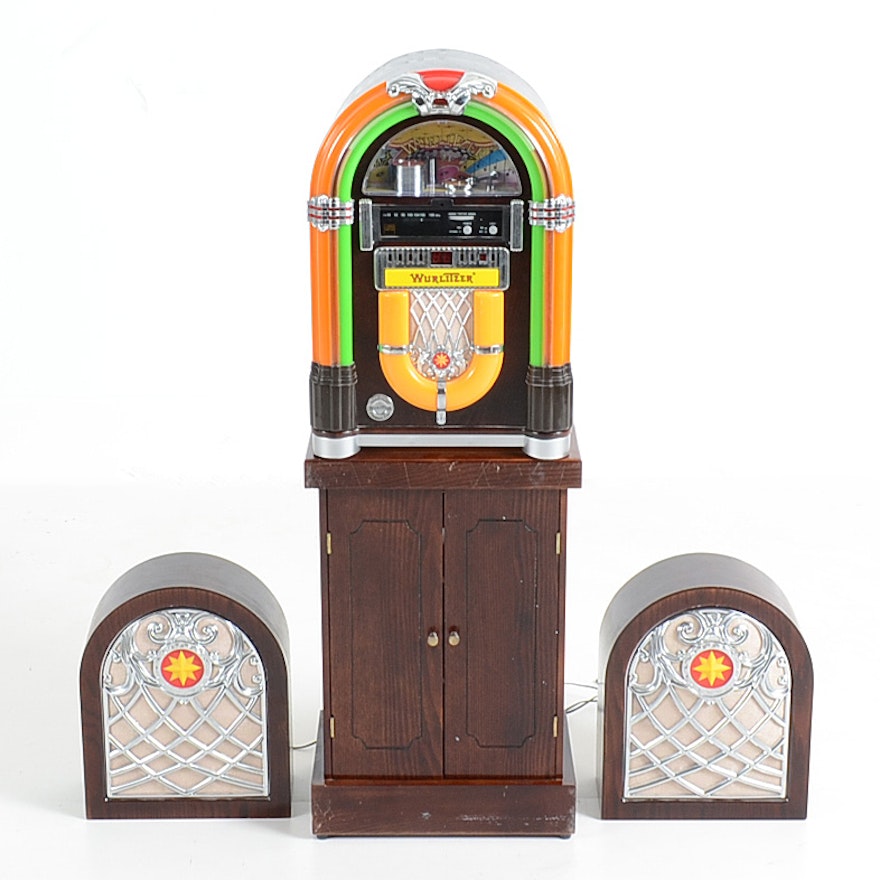 Crosley WR-18 Wurlitzer Jukebox Radio & CD Storage Cabinet - WVXU