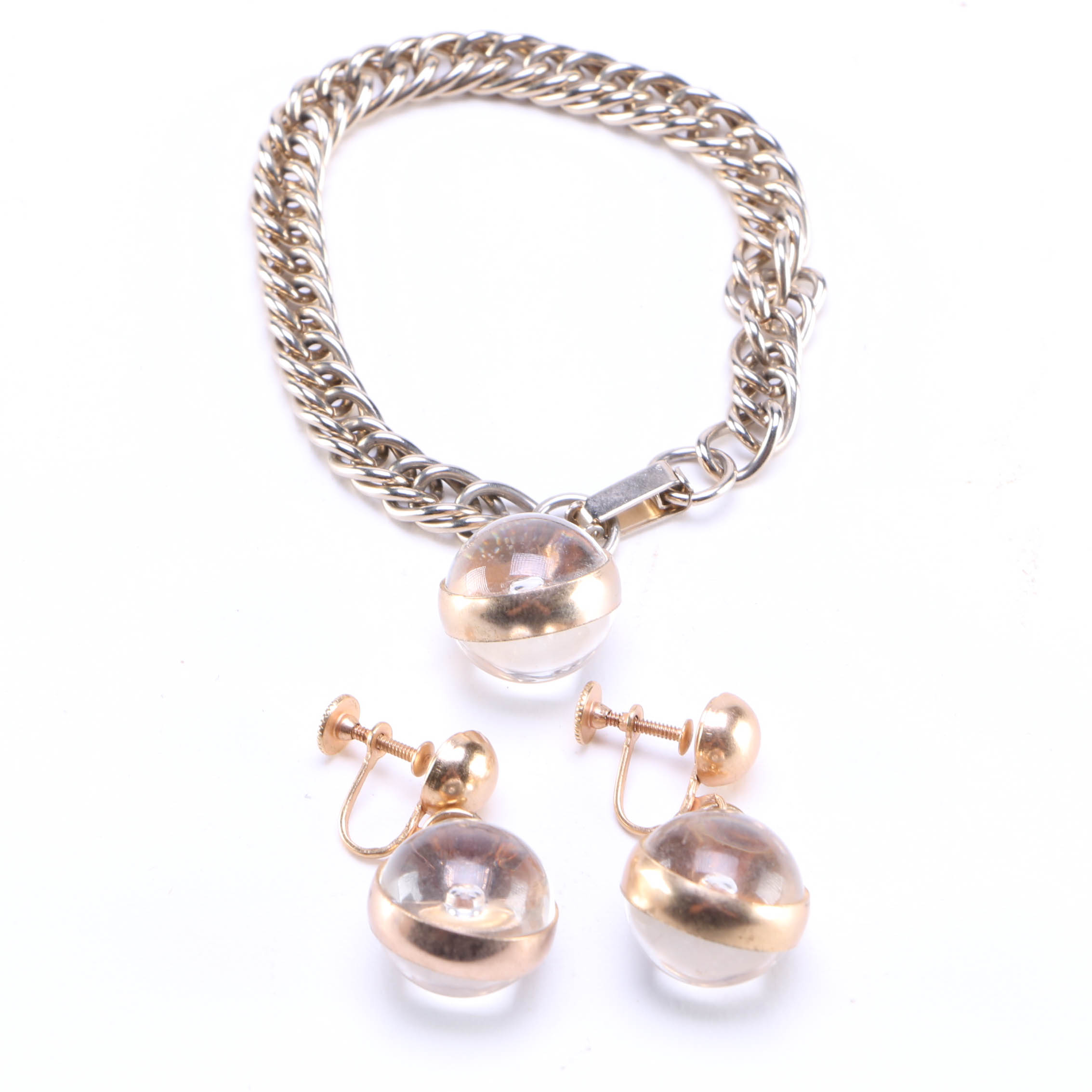 Mustard Seed Bracelet and Earrings