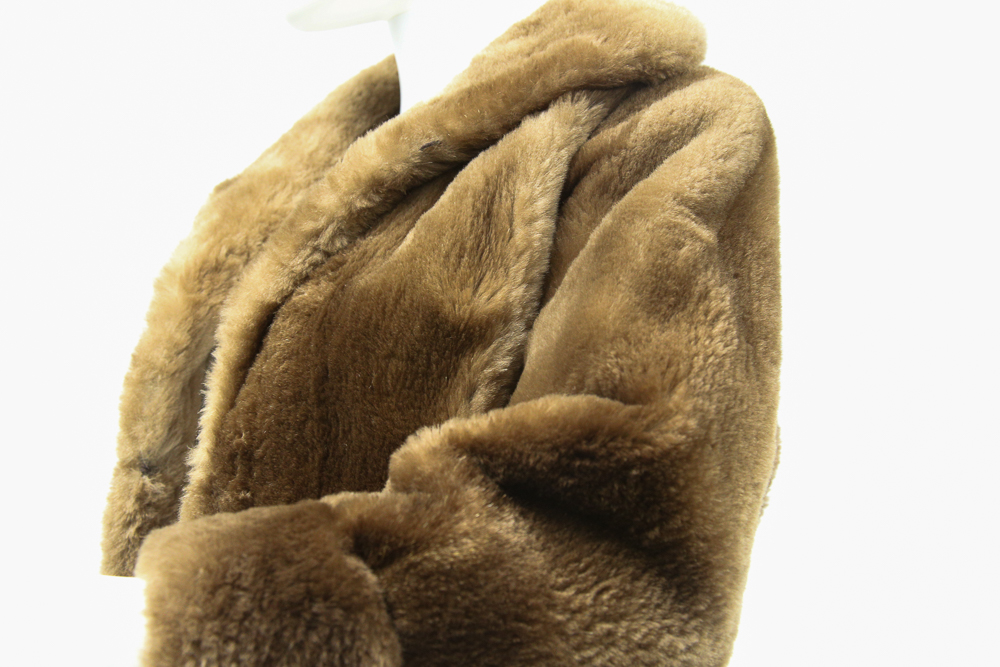 Vintage Marshall Field & Co. Sheared Alpaca Jacket