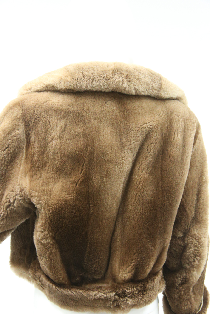 Vintage Marshall Field & Co. Sheared Alpaca Jacket