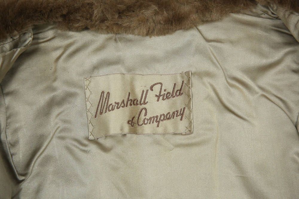 Vintage Marshall Field & Co. Sheared Alpaca Jacket