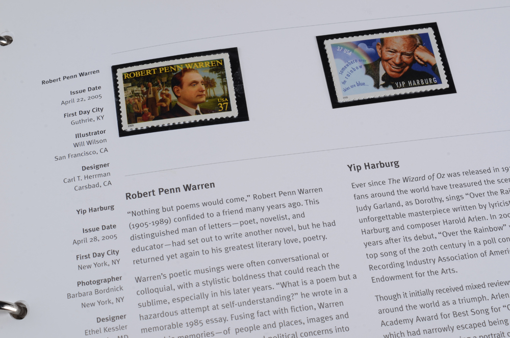 Two West Star Bank Stamp Collection Binders