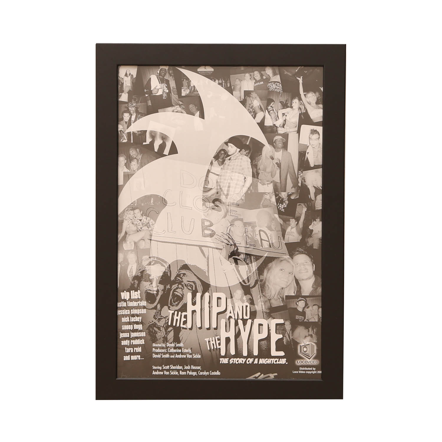 Club Clau "Hip and the Hype" Movie Poster Signed by Andrew VanSickle