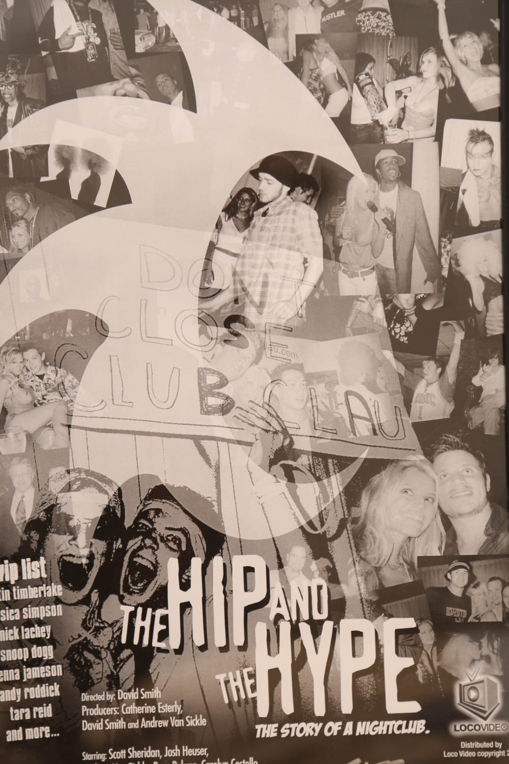 Club Clau "Hip and the Hype" Movie Poster Signed by Andrew VanSickle