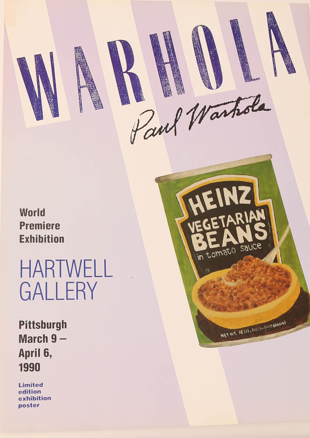 Large Collection of Signed Exhibition Posters Including Paul Warhola