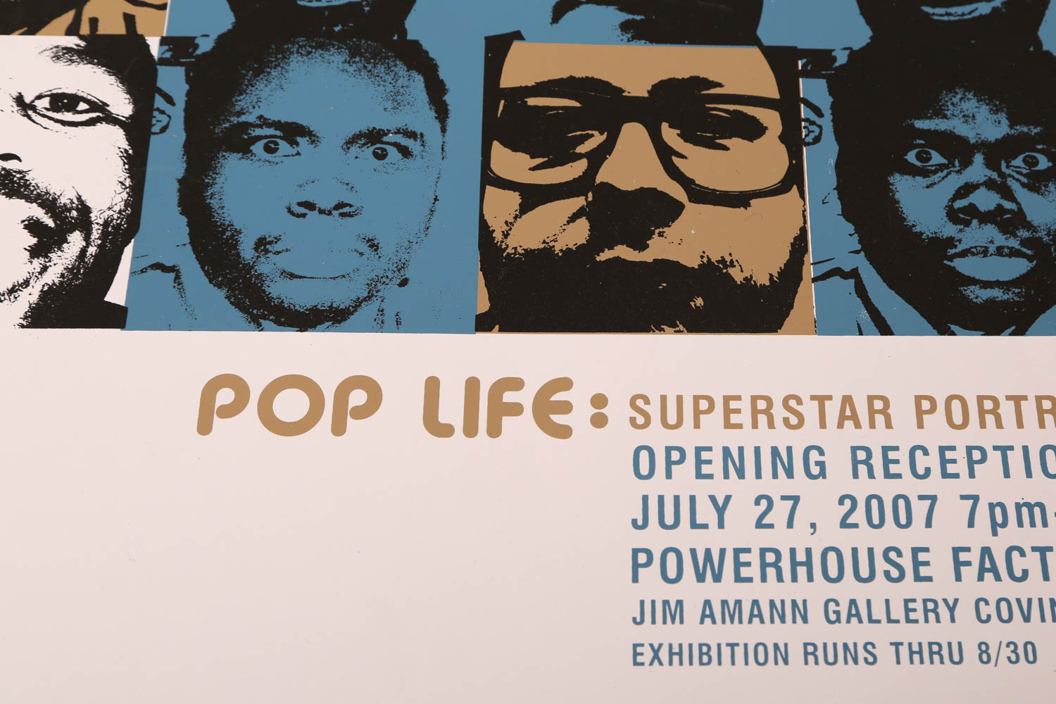 Large Collection of Signed Exhibition Posters Including Paul Warhola