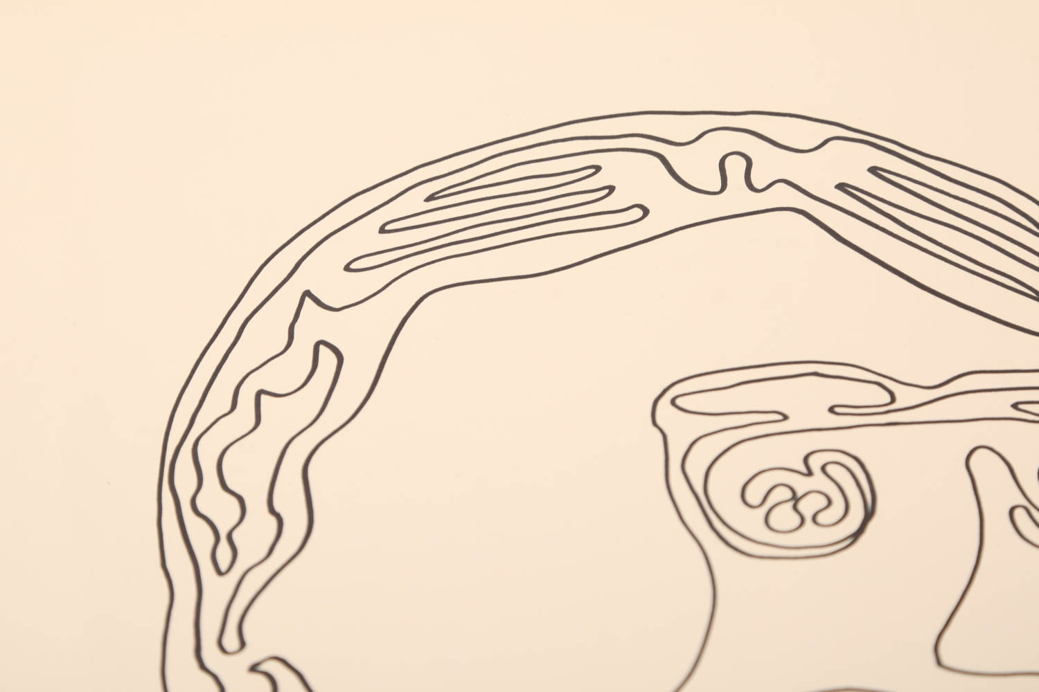 Andrew VanSickle "William Howard Taft/One Line Drawing" Signed Drawing on Paper