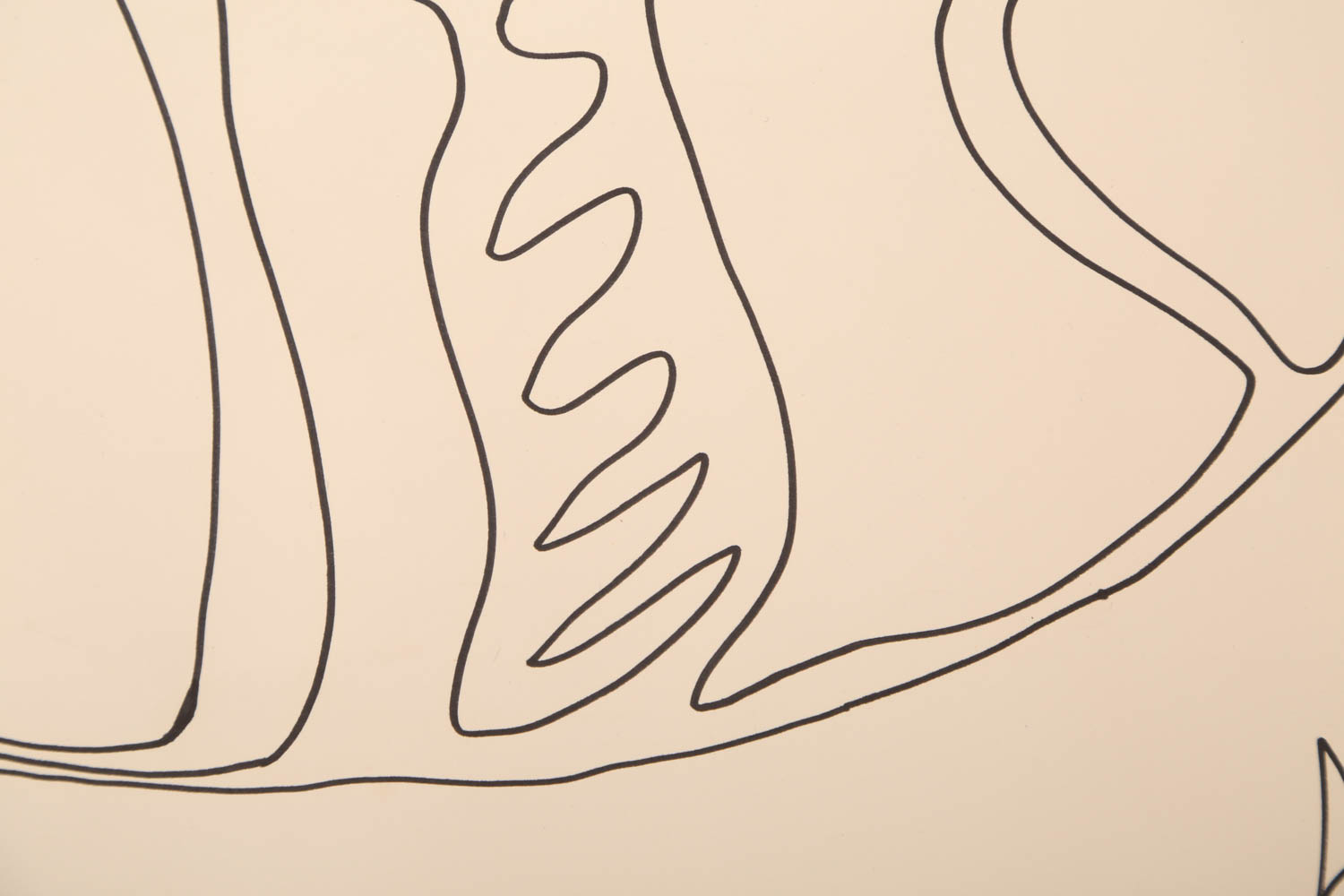 Andrew VanSickle "William Howard Taft/One Line Drawing" Signed Drawing on Paper