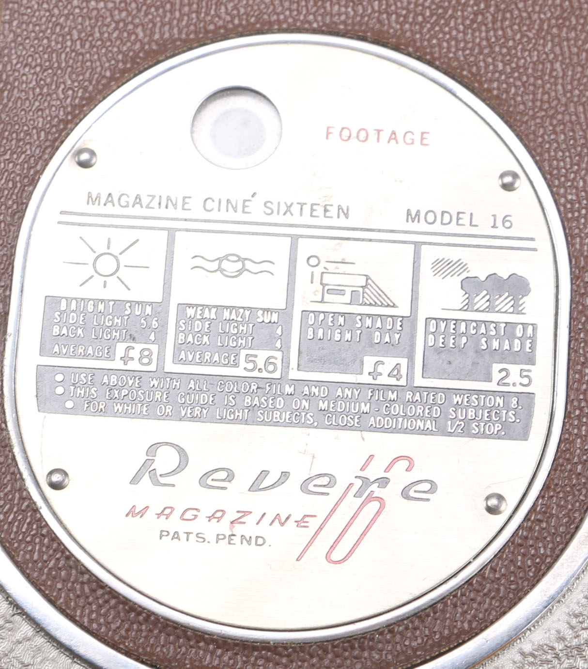 Revere XL55 Magazine Movie Camera