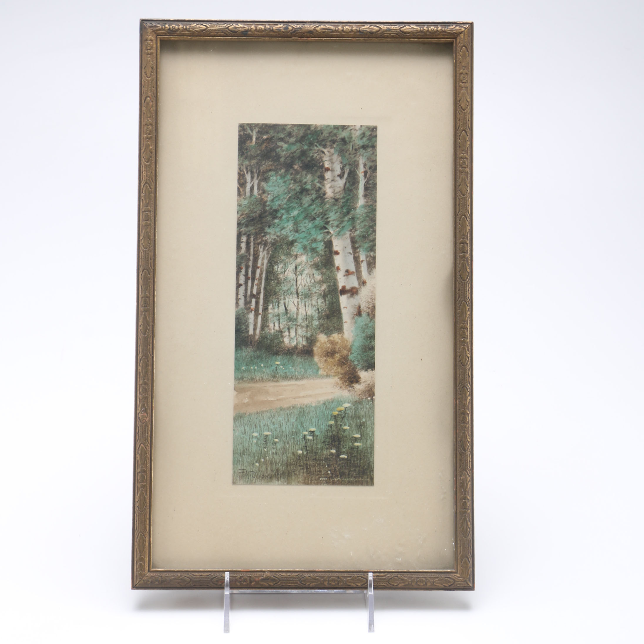 Framed F. M. Dixon Color Pencil Still Life