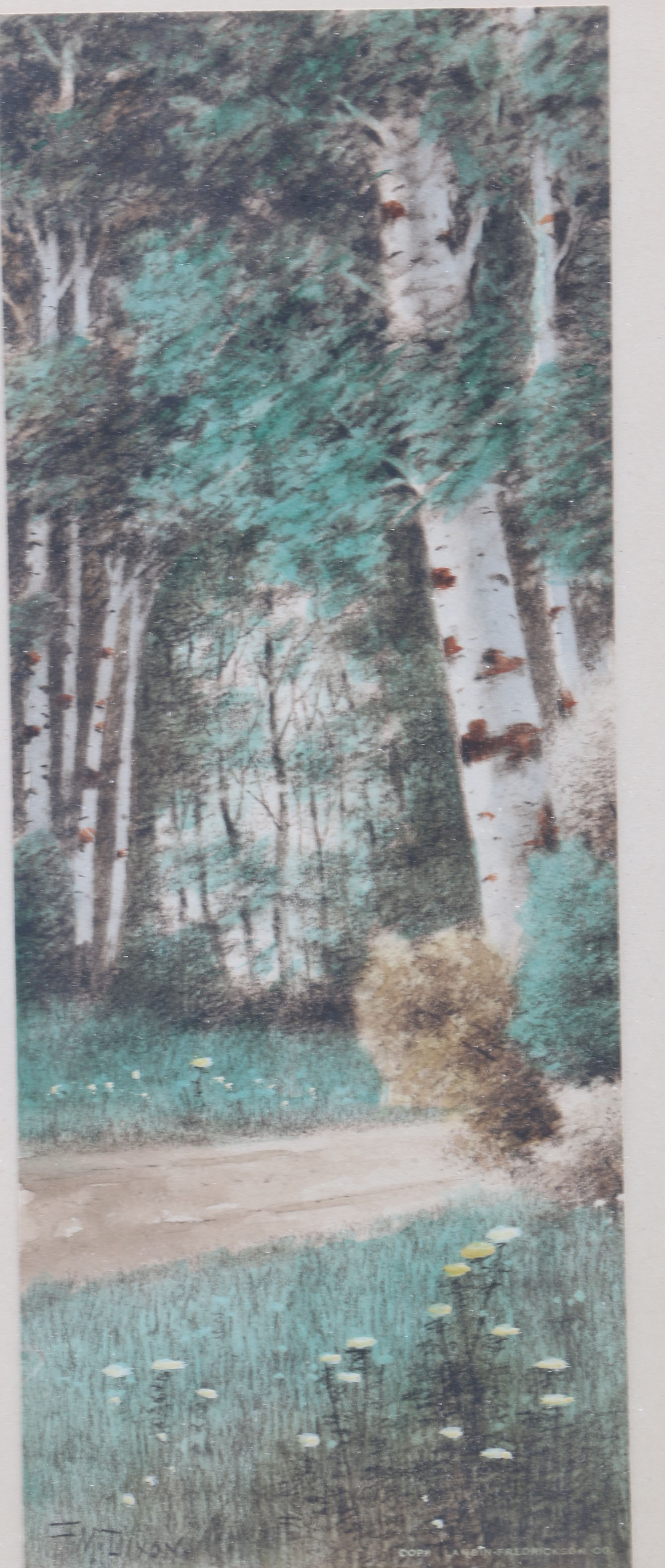 Framed F. M. Dixon Color Pencil Still Life