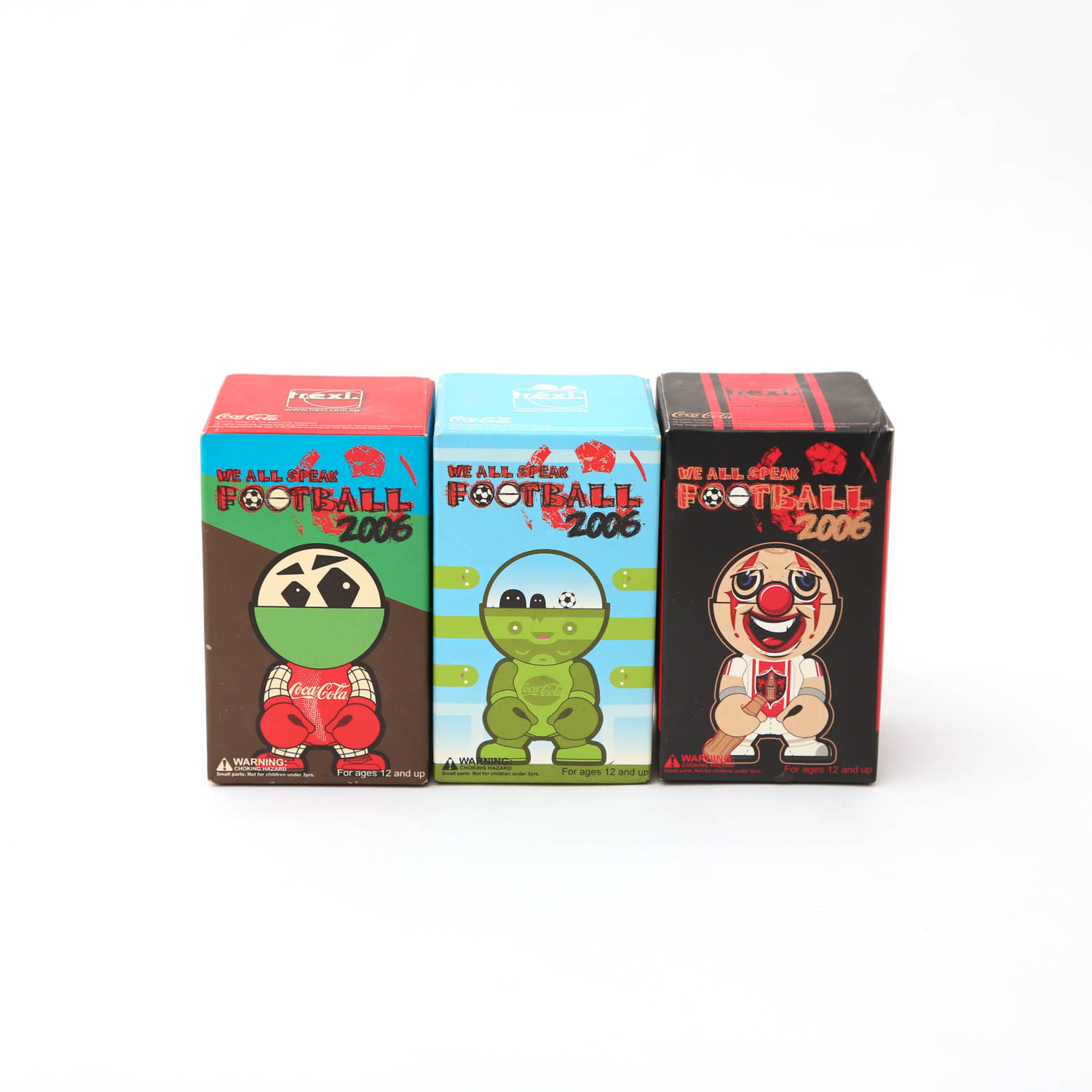 Set of "We All Speak Football" Art Figurines