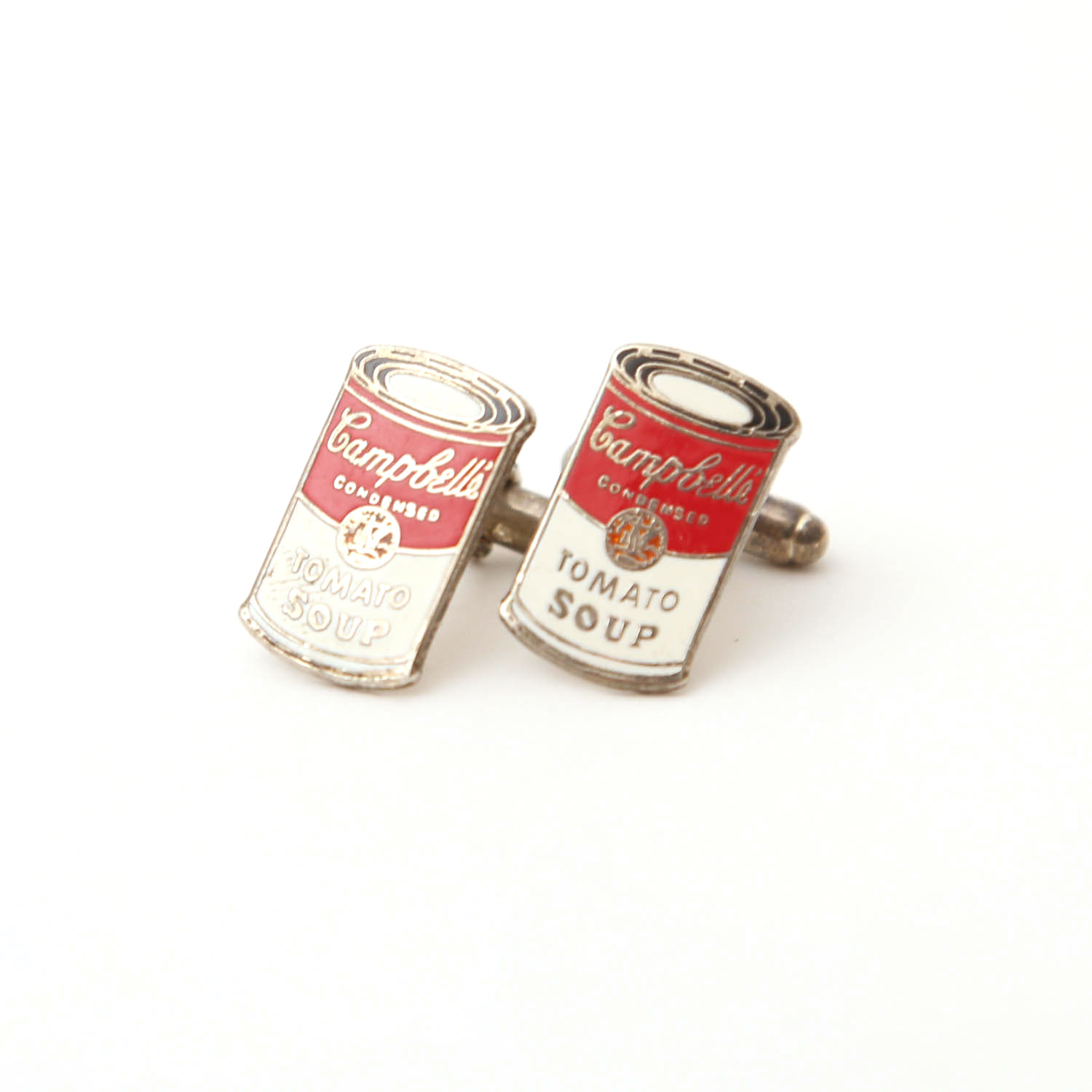 Andy Warhol Inspired Campbell's Soup Cufflinks