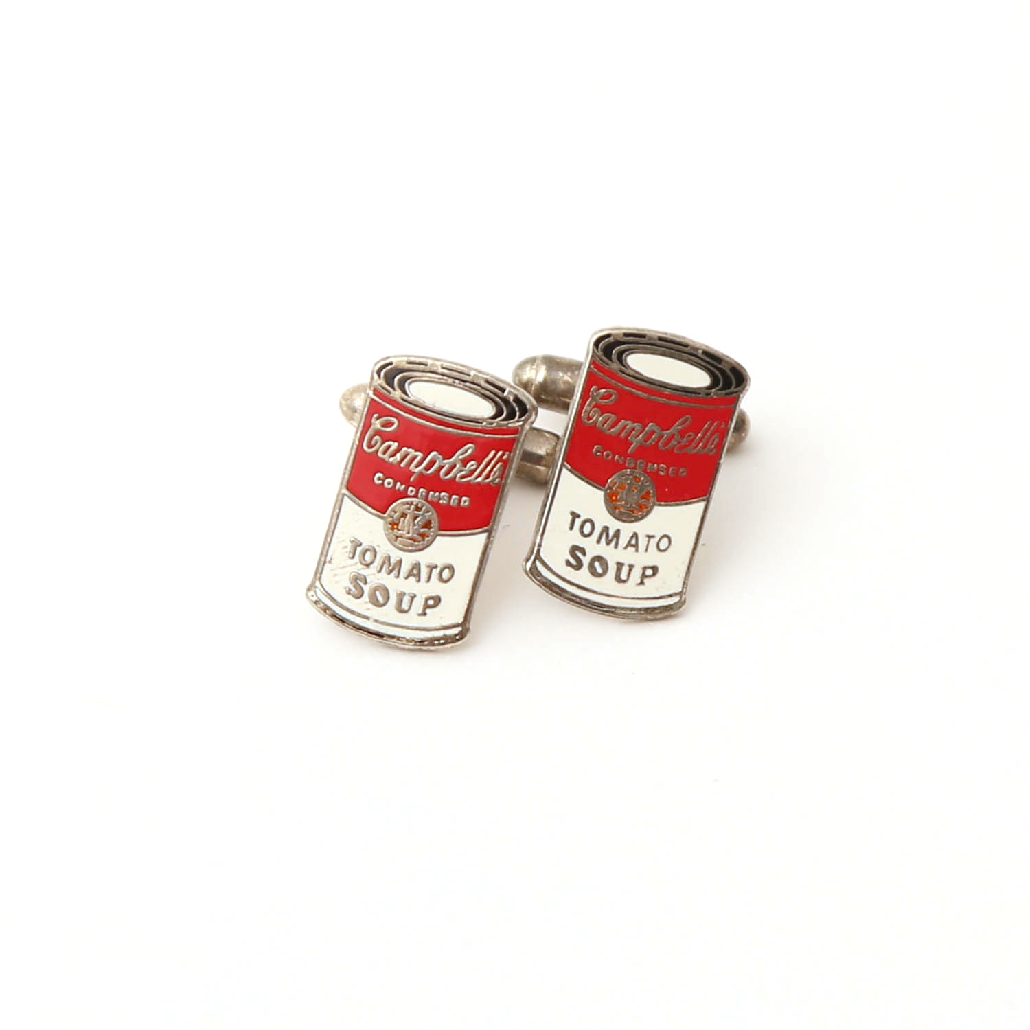 Andy Warhol Inspired Campbell's Soup Cufflinks
