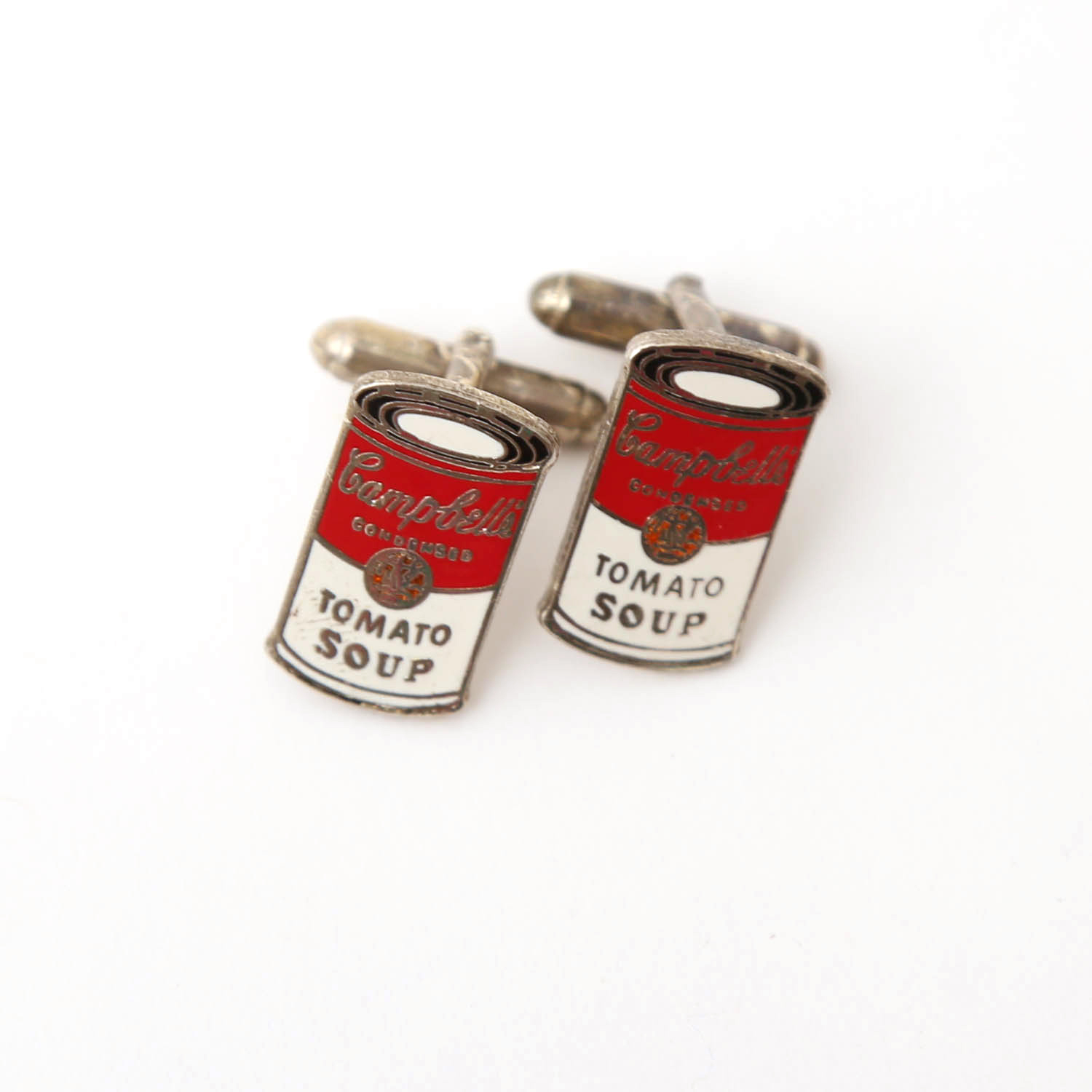Andy Warhol Inspired Campbell's Soup Cufflinks