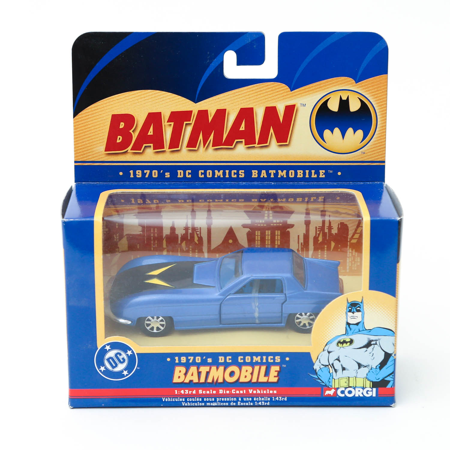 Collection of Vintage Diecast Corgi Batman Batmobile Model Cars