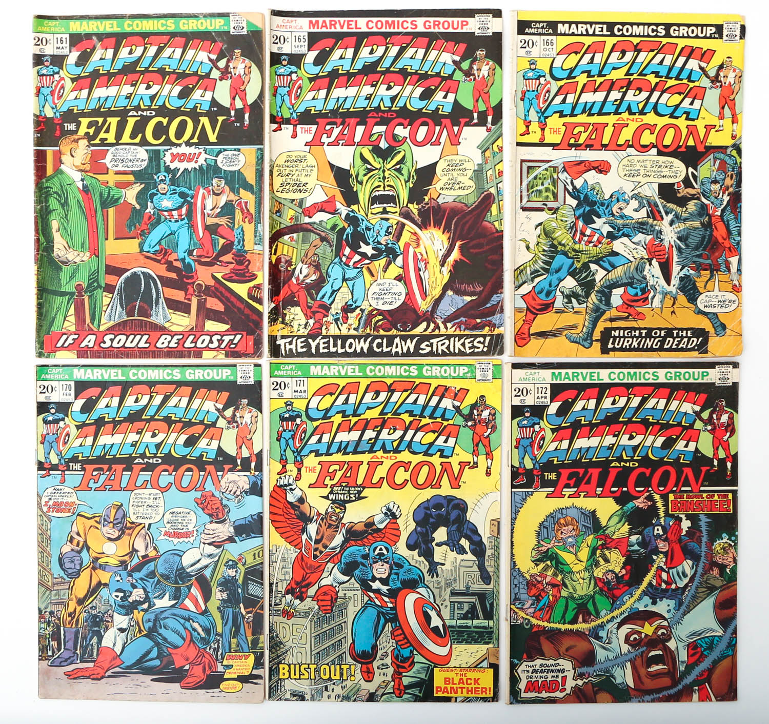 Grouping of Vintage Marvel Comic Books