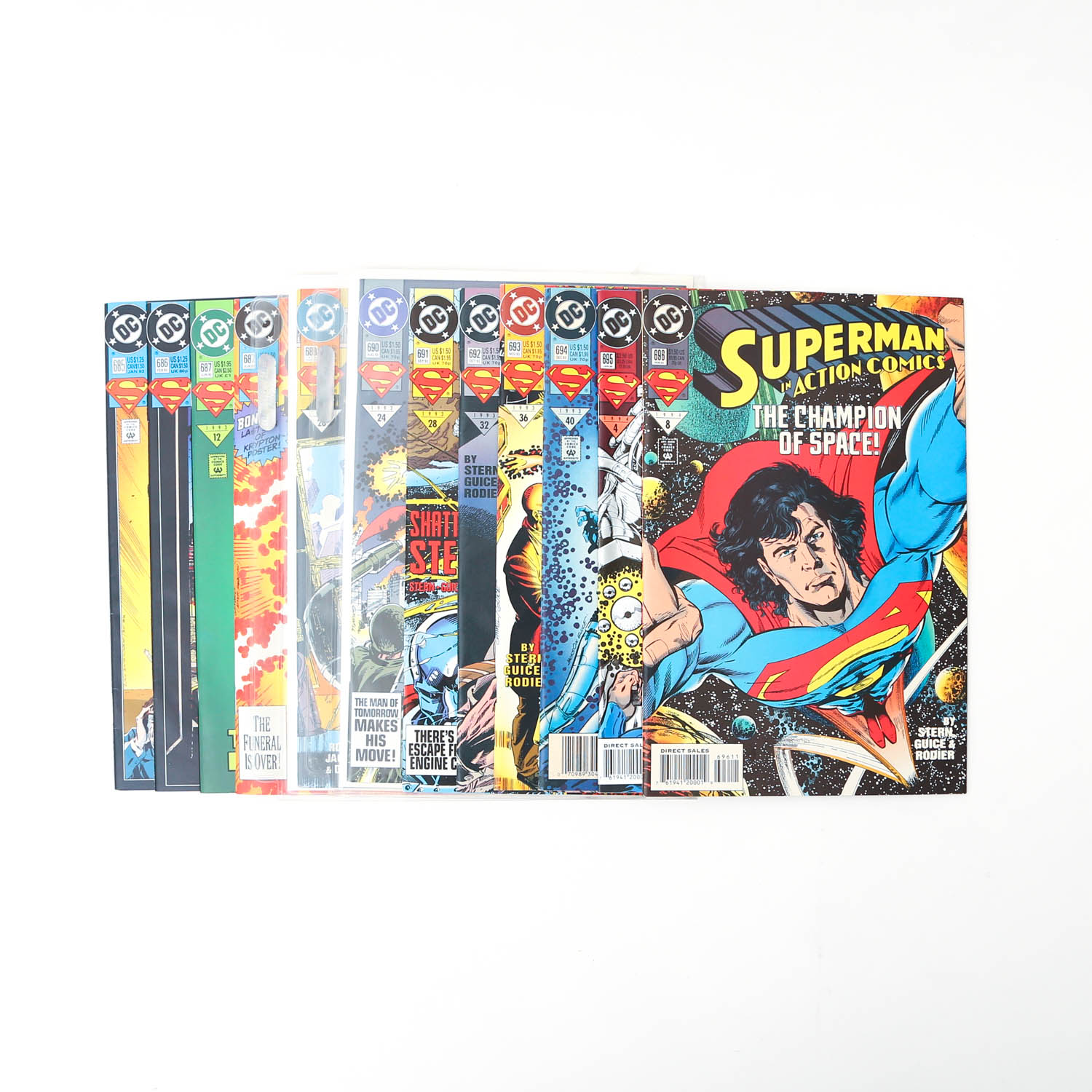 Large Grouping of Superman Comic Books