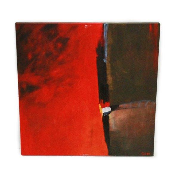 Original Abstract Oil On Canvas