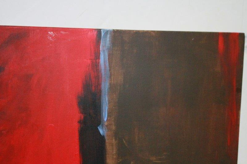 Original Abstract Oil On Canvas