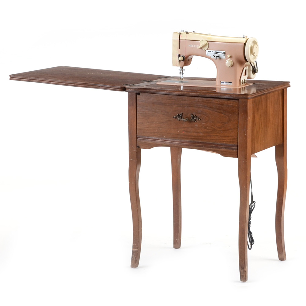 Necchi Vintage Sewing Machine Table