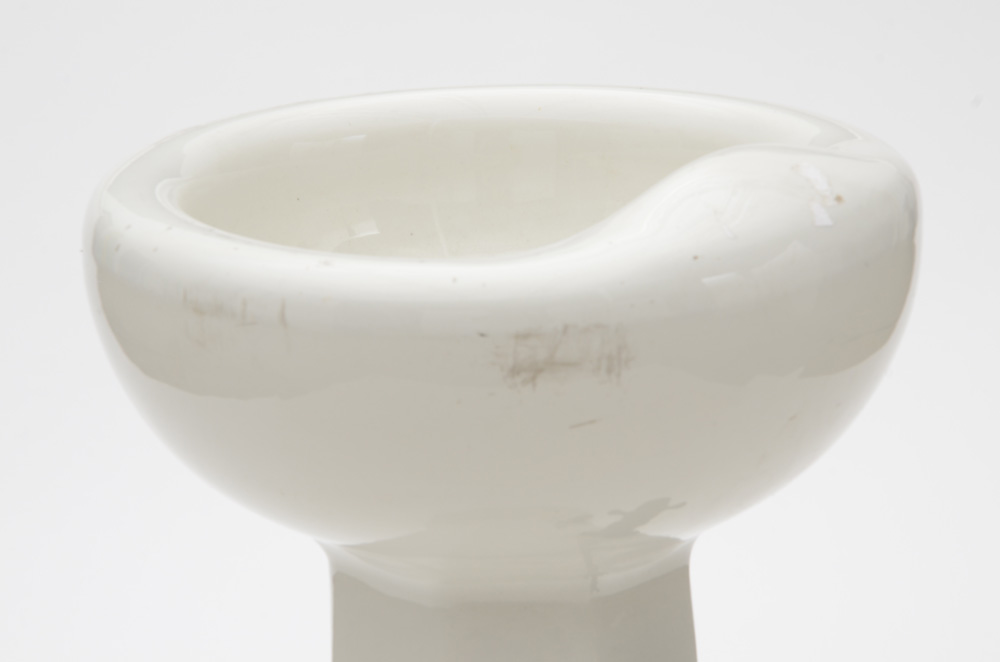 Vintage Crane Porcelain Water Fountain