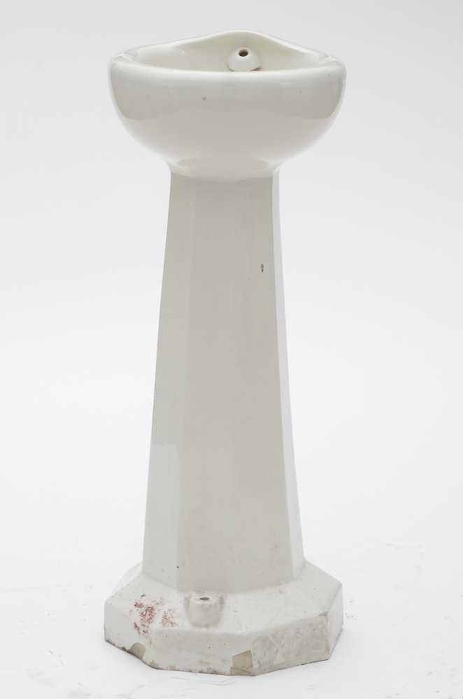 Vintage Crane Porcelain Water Fountain