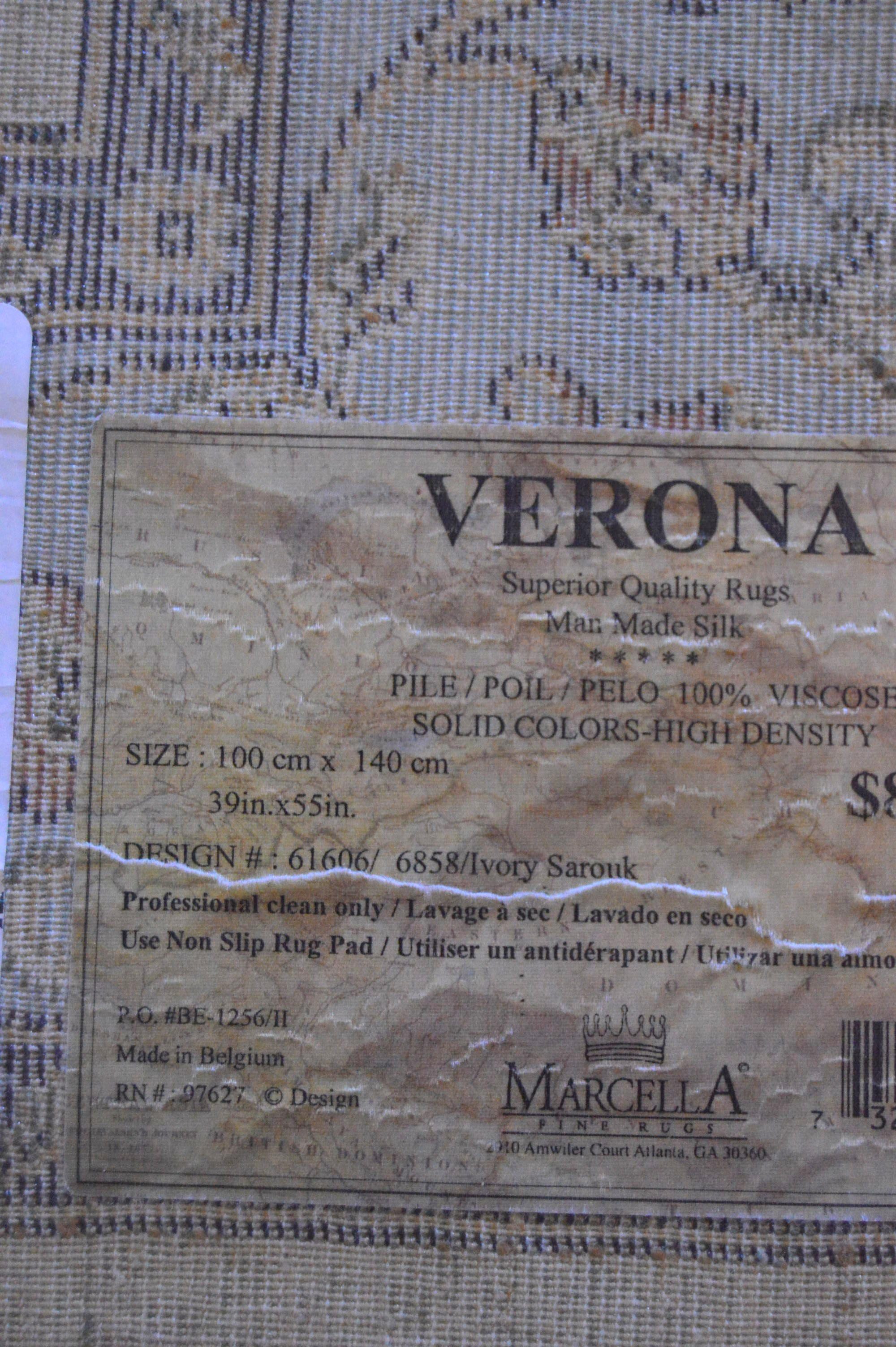 "Verona" Art Silk Rug by Marcella