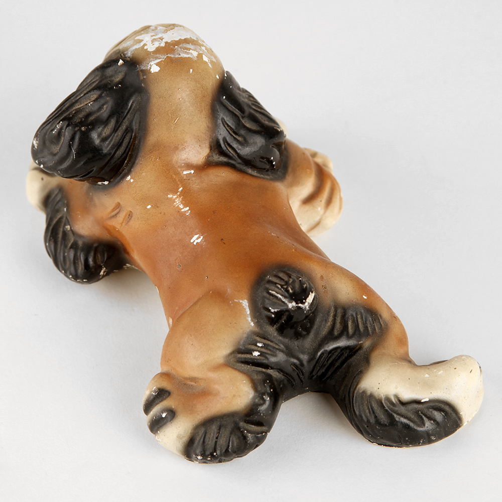 Chalkware Dog Figure