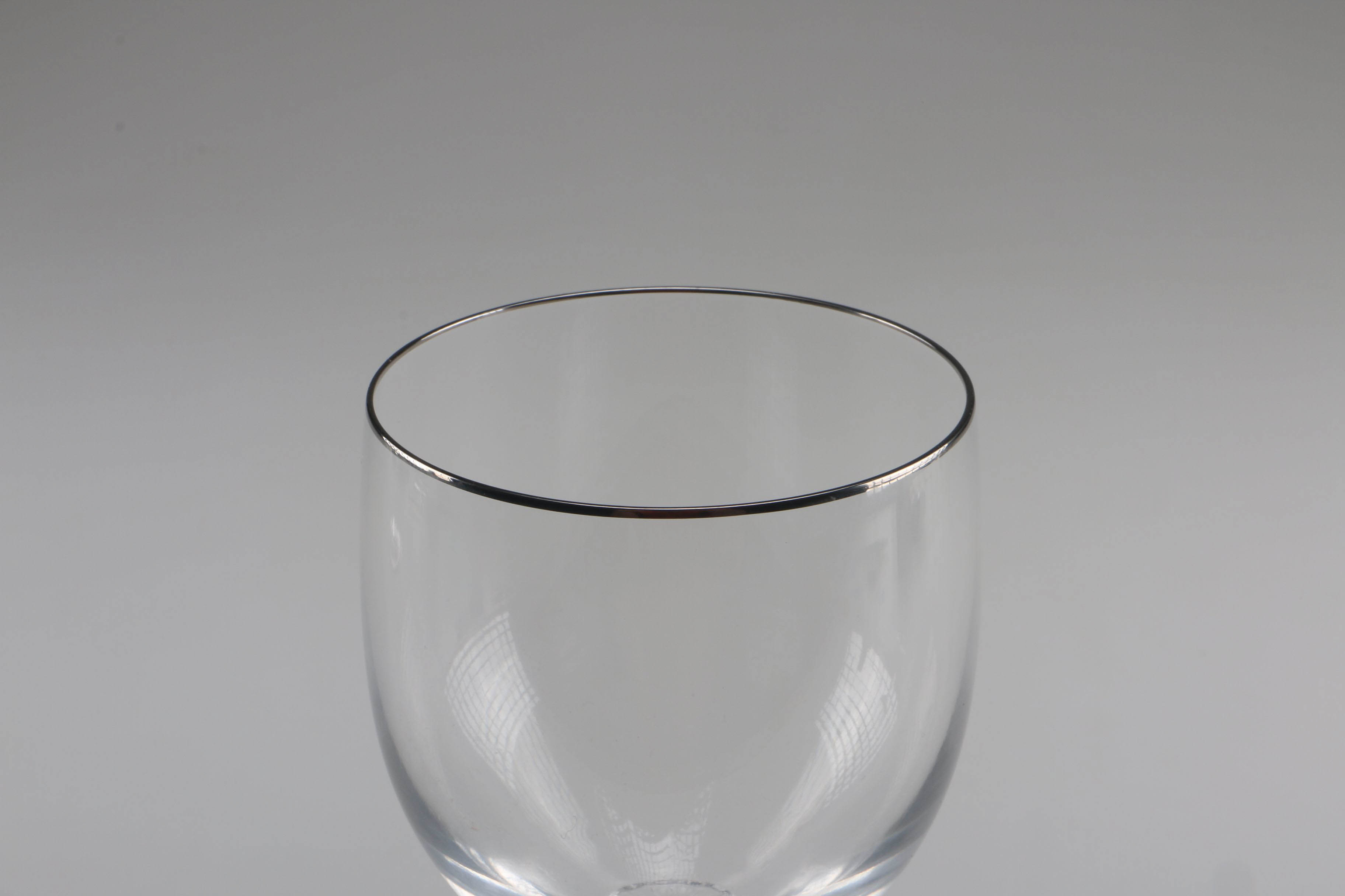 Crystal Assortment with Waterford Wine Glasses and Candlesticks