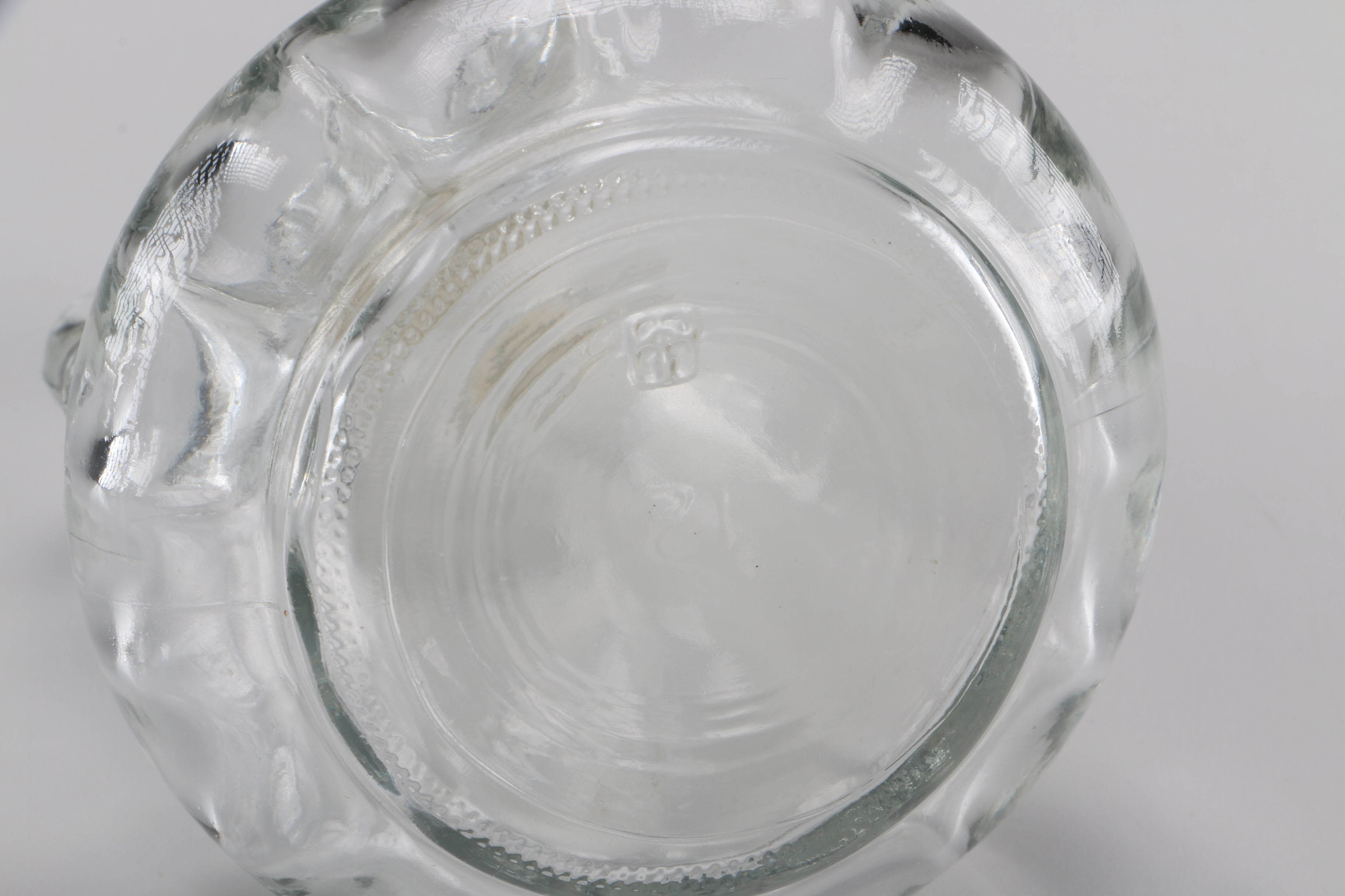 Green Pressed Glass Berry Bowls
