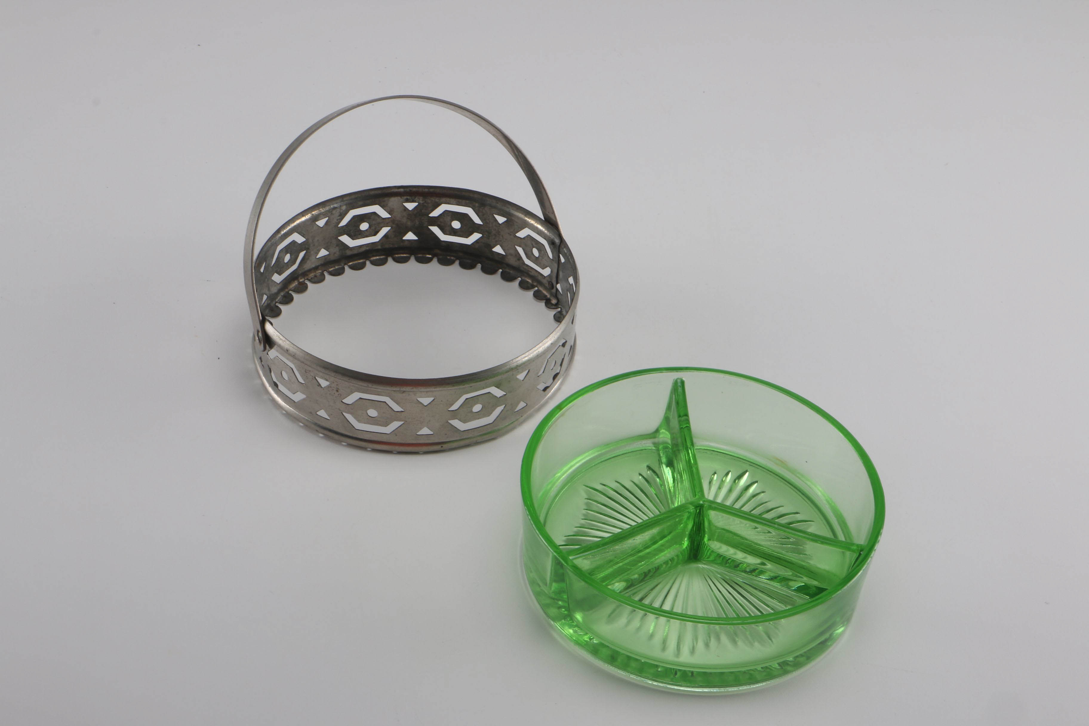 Green Depression Glass Assortment